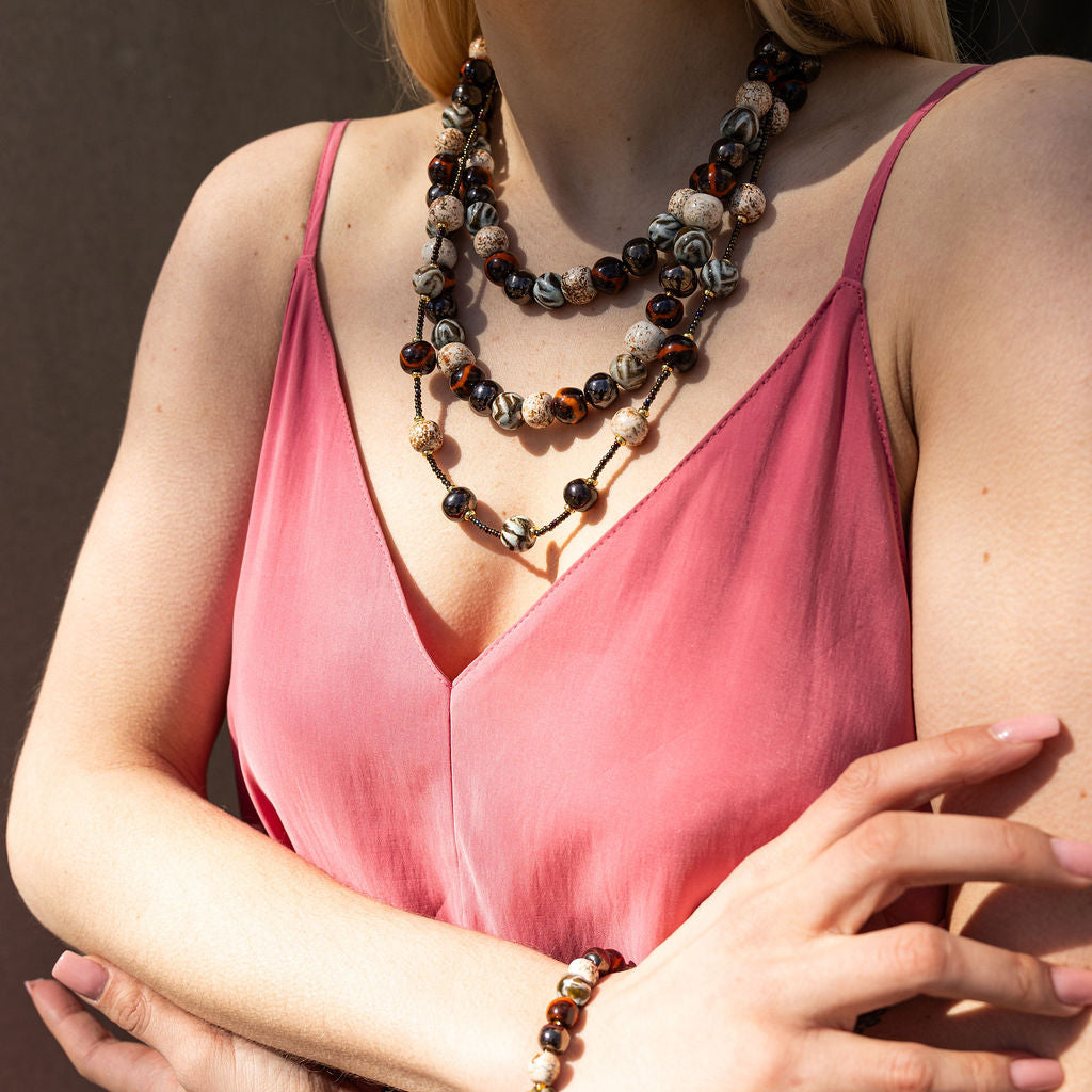 African Gold Necklace
