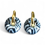 Summer Waves Hoop Earring