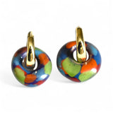 Crazy Parrot Hoop Earring